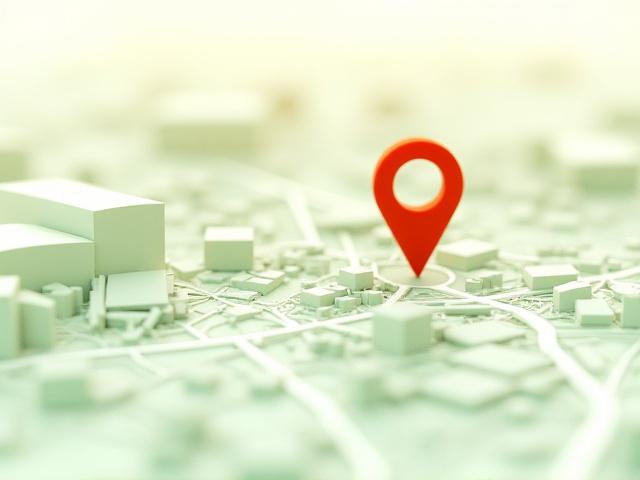 Karte von Heidelberg, Deutschland, mit der Adresse von Luchs Pfad